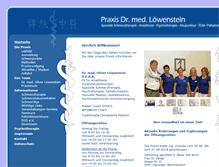 Tablet Screenshot of praxis-loewenstein.de